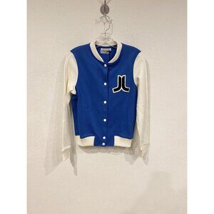WeSC Virginia Jacket Womens Small Fleece Varsity Bomber Letterman